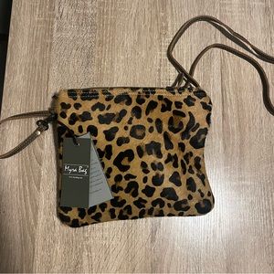 Myra Leopard Print Purse